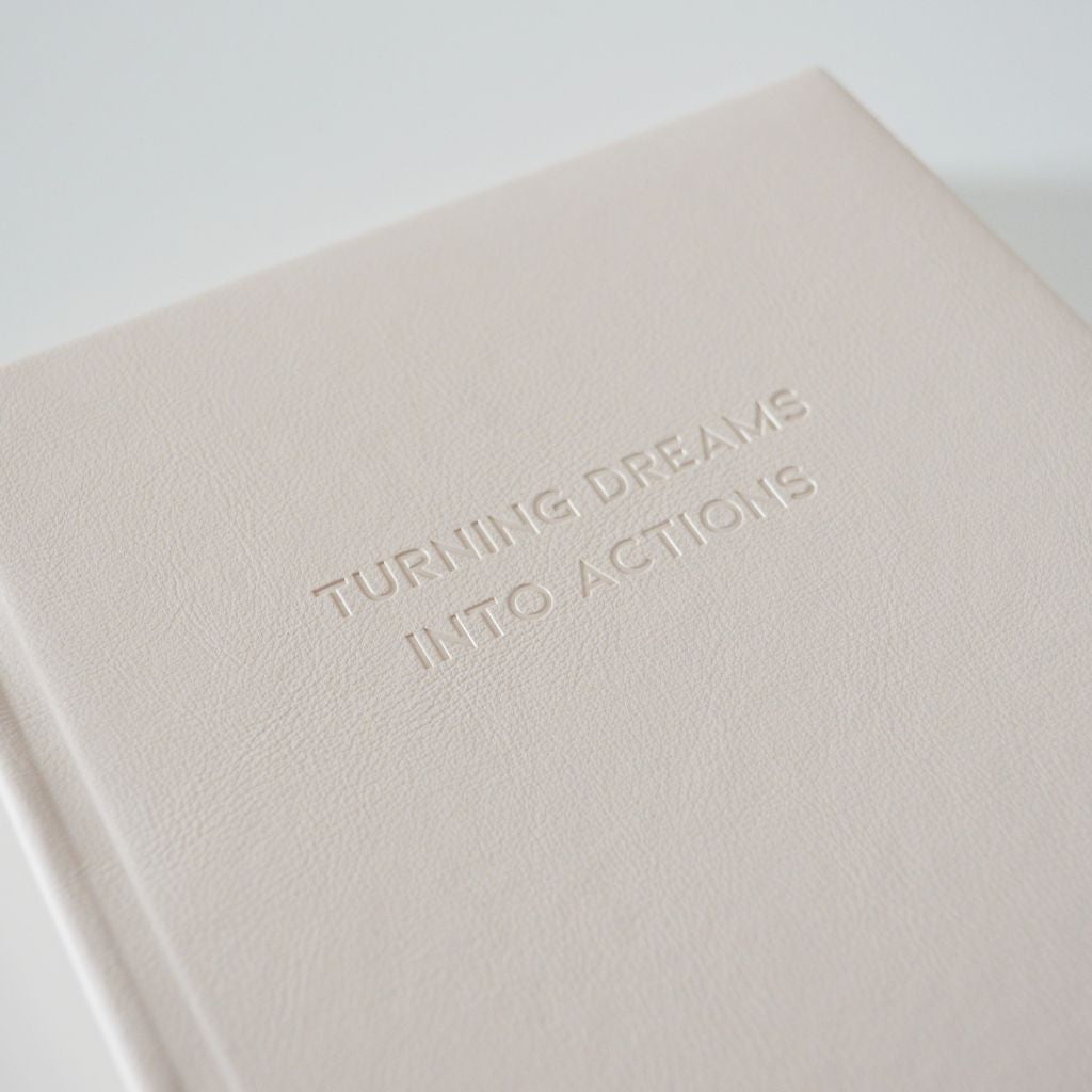 A5 Pink Hardback Lined Notebook | Turning Dreams Into Actions